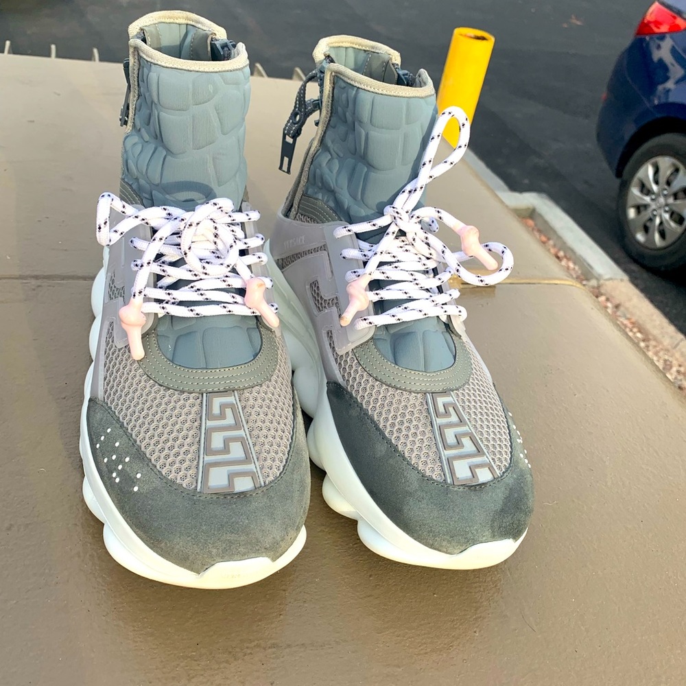 2 Chainz x Versace Chain Reaction High ’Grey’ - Picture 6 of 7